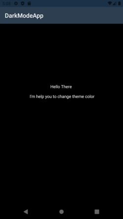 Implement the Dark Mode in Xamarin android